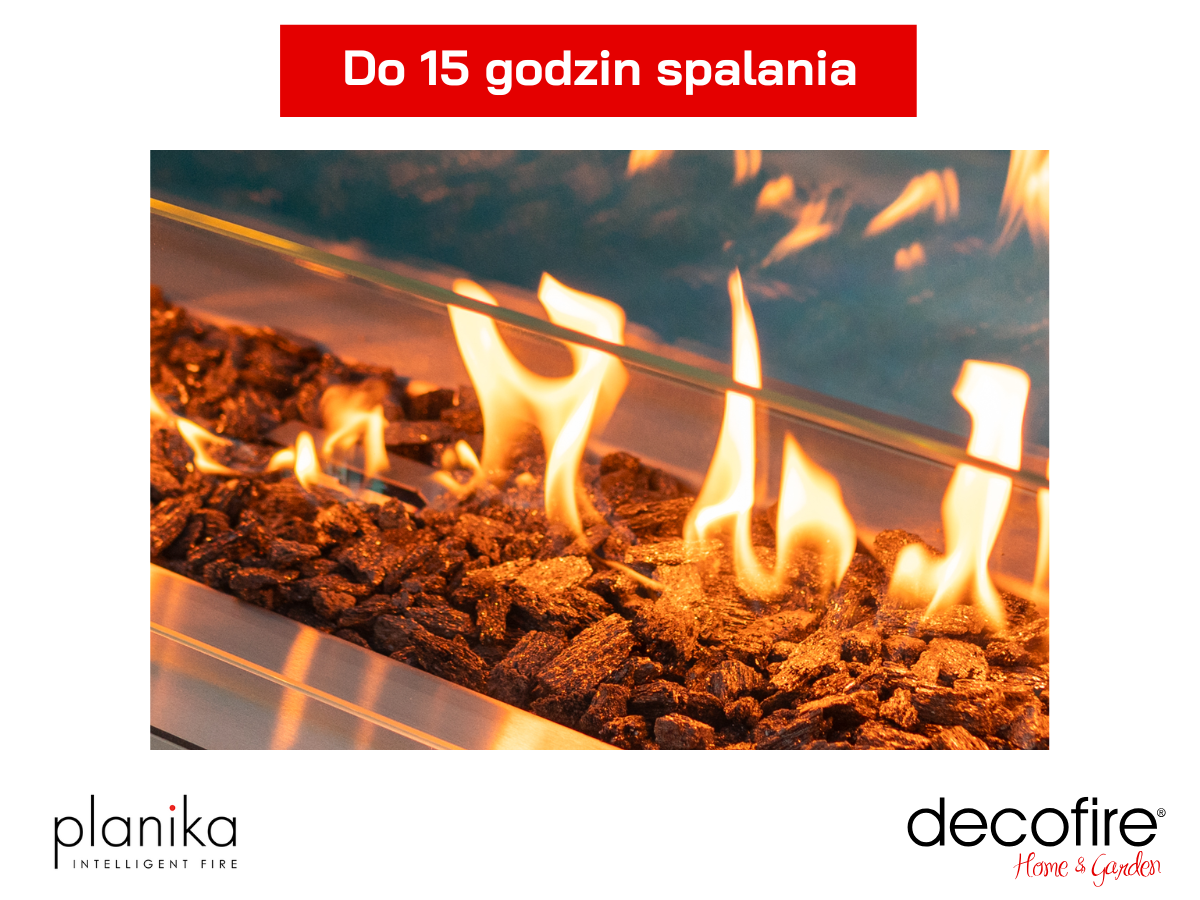Do 15 godzin spalania
