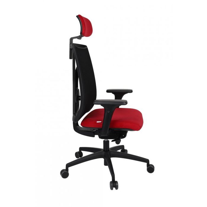 Fotel biurowy Grospol Valio BS HD black chrome tkanina Magic Velvet - 10 kolorów