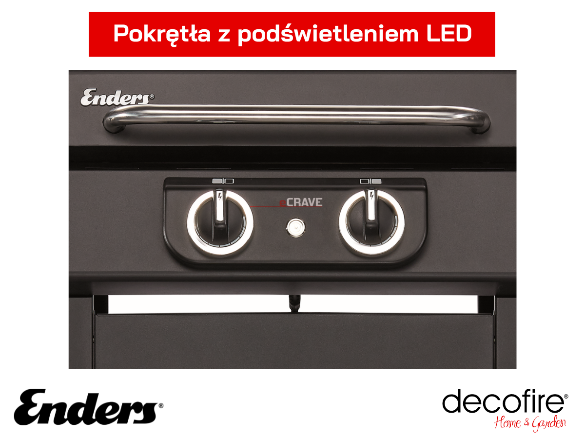 Pokrętła z podświetleniem LED