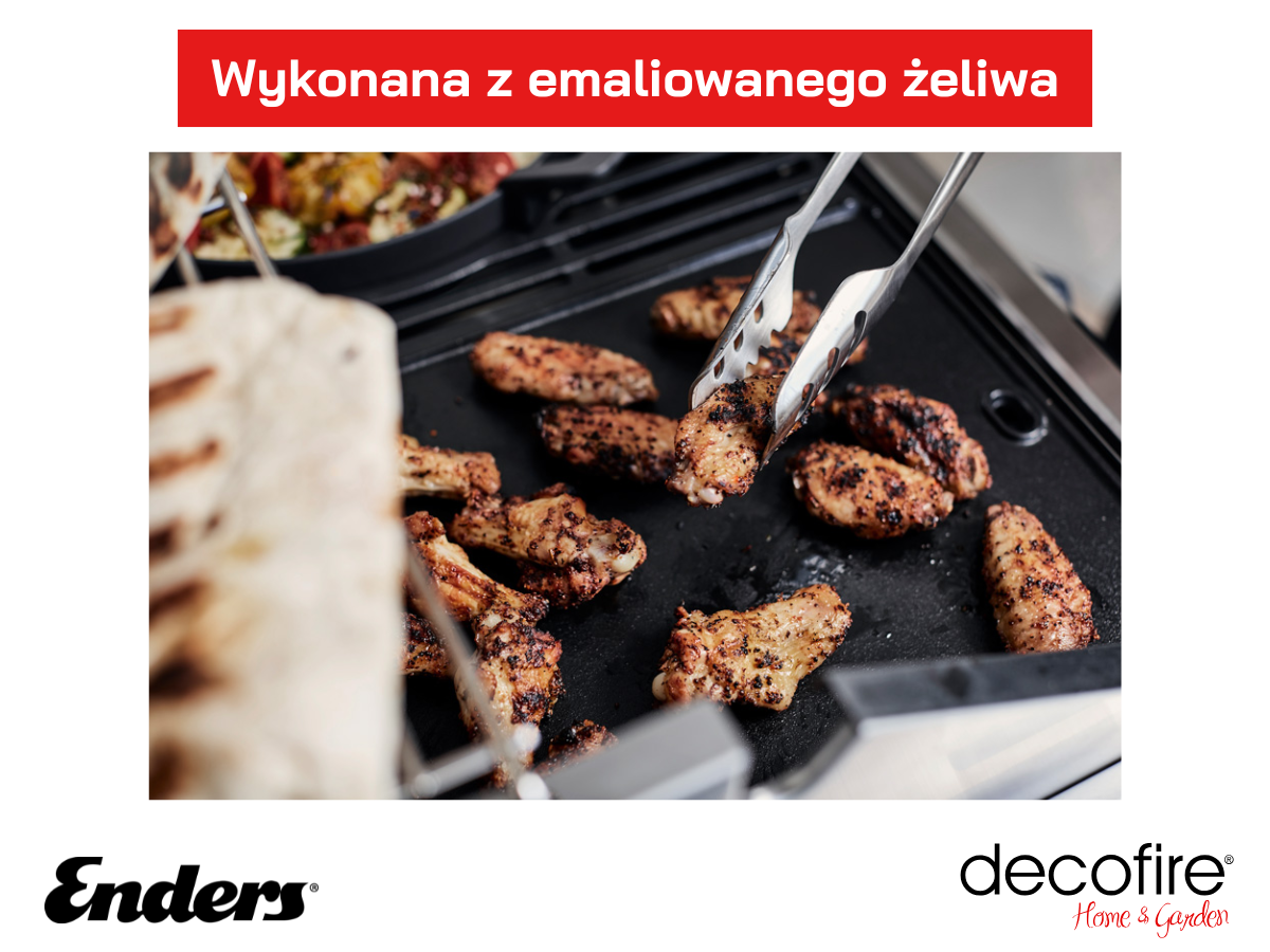 Wykonana z emaliowanego żeliwa – trwałość i jakość wykonania