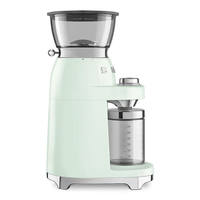 Elektryczny młynek do kawy Pastelowa zieleń Smeg (CGF03PGEU)