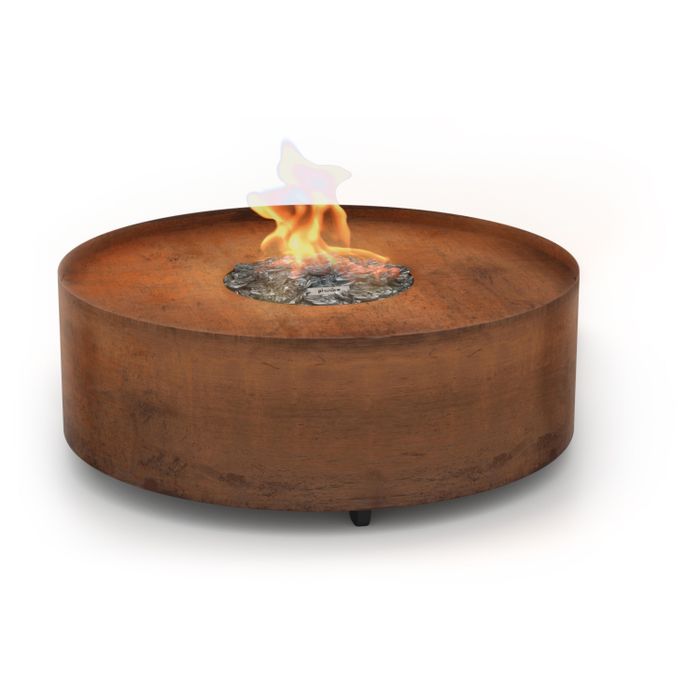 Kominek na gaz LPG / gaz ziemny, automatyczny Galio Fire Pit Corten Planika