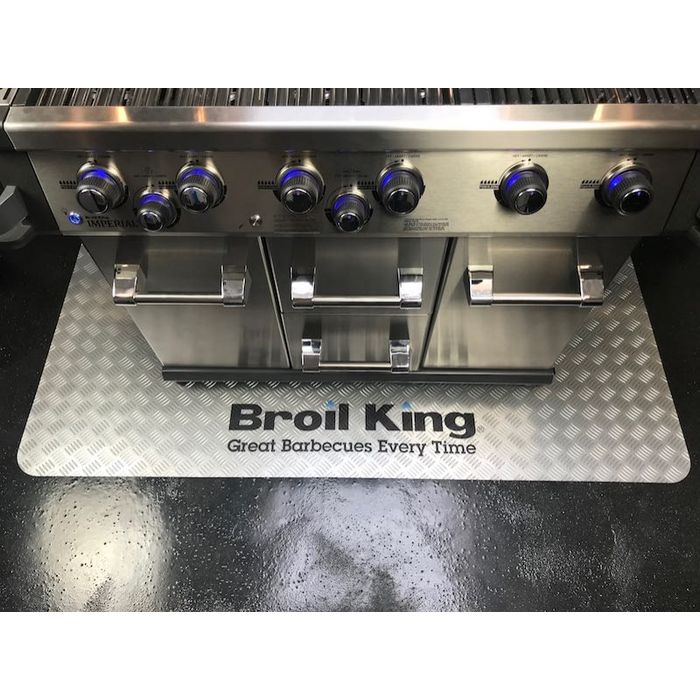 Mata pod grilla, srebrna Broil King (990610)