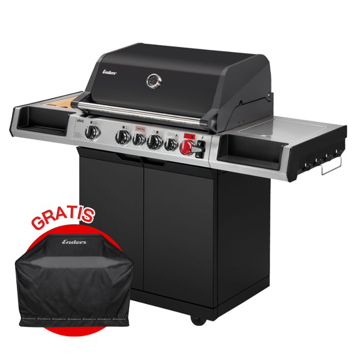 Grill gazowy Enders UNIQ 4 IK Cruster (8702) ⭐ GRATIS! Pokrowiec