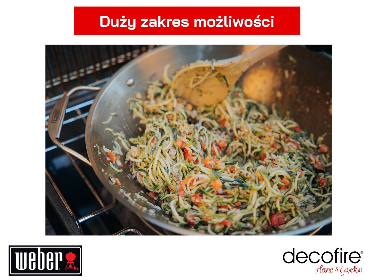 Wok Weber CRAFTED duży zakres możliwości
