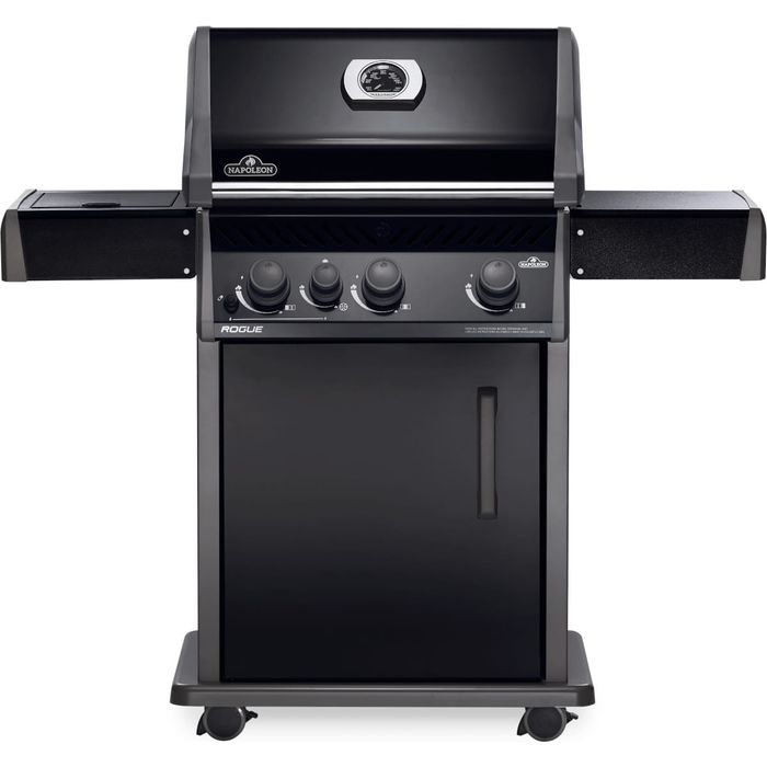 Grill gazowy Napoleon Rogue 425 SB z palnikiem bocznym, black ⭐ PROMOCJA!