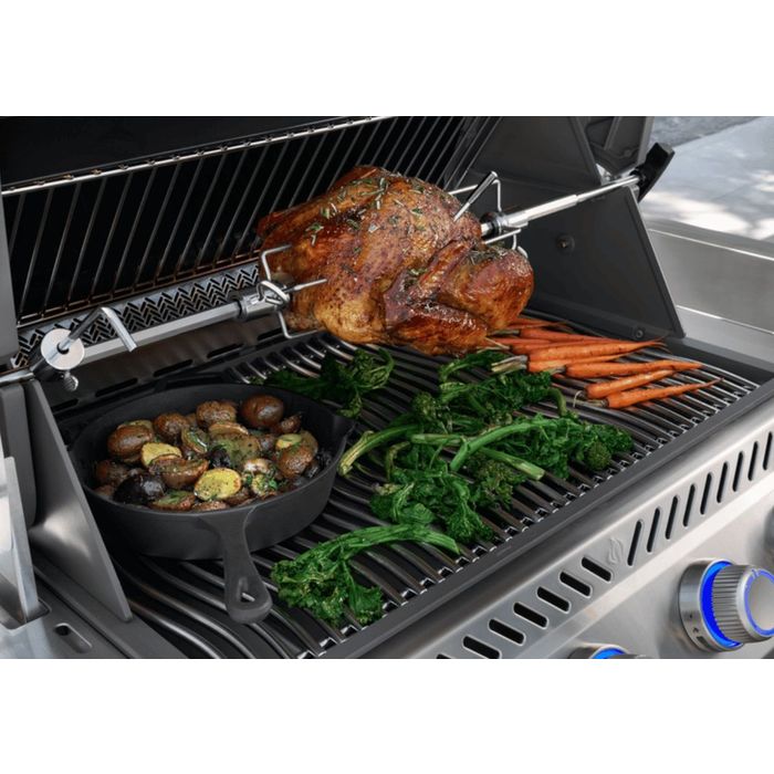 Grill gazowy Napoleon Prestige PRO 500 z palnikiem rożna i palnikiem bocznym Sizzle Zone (PRO500VXRSIBPSS-PL)