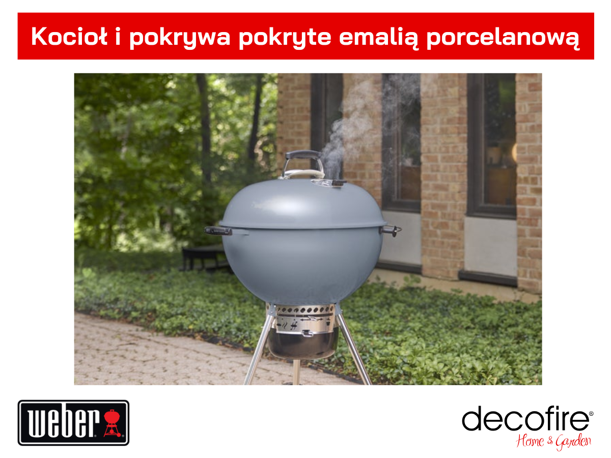Kocioł i pokrywa pokryte emalią porcelanową