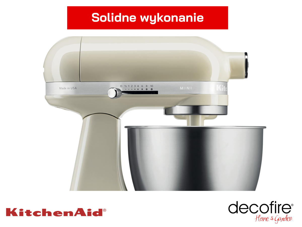Solidne wykonanie i konstrukcja miksera Mini Almond Cream 3,3 l
