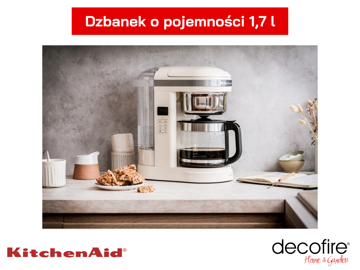 Dzdanek o pojemnośc 1,7 l w ekspresie przelewowym KitchenAid 