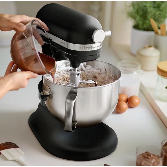 Mikser Artisan z podnoszoną dzieżą Matte Black 5,6L KitchenAid (5KSM60SPXEBM)