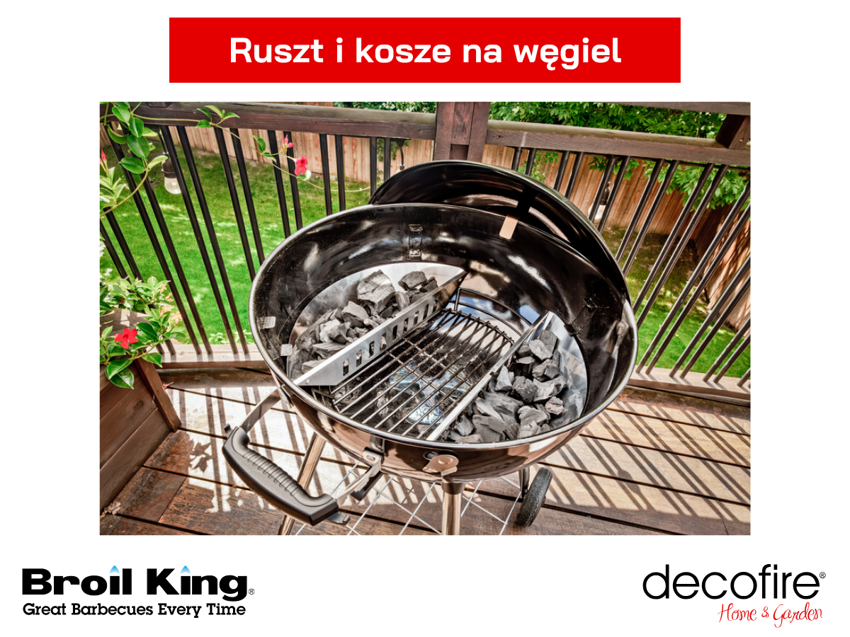 Ruszt i kosze na węgiel