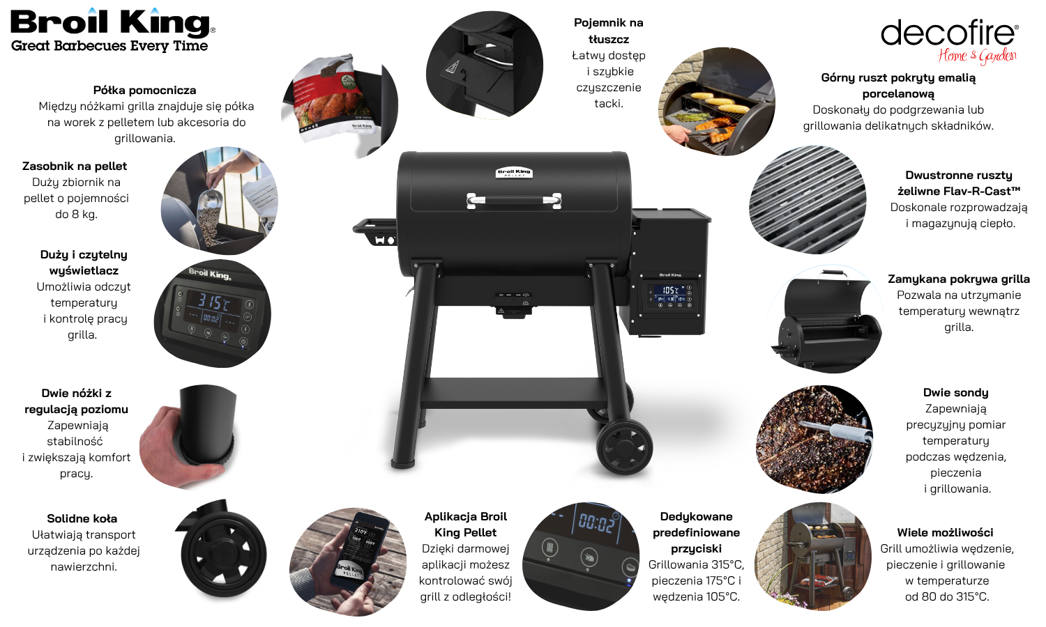 Grill na pellet Broil King Crown Pellet 500
