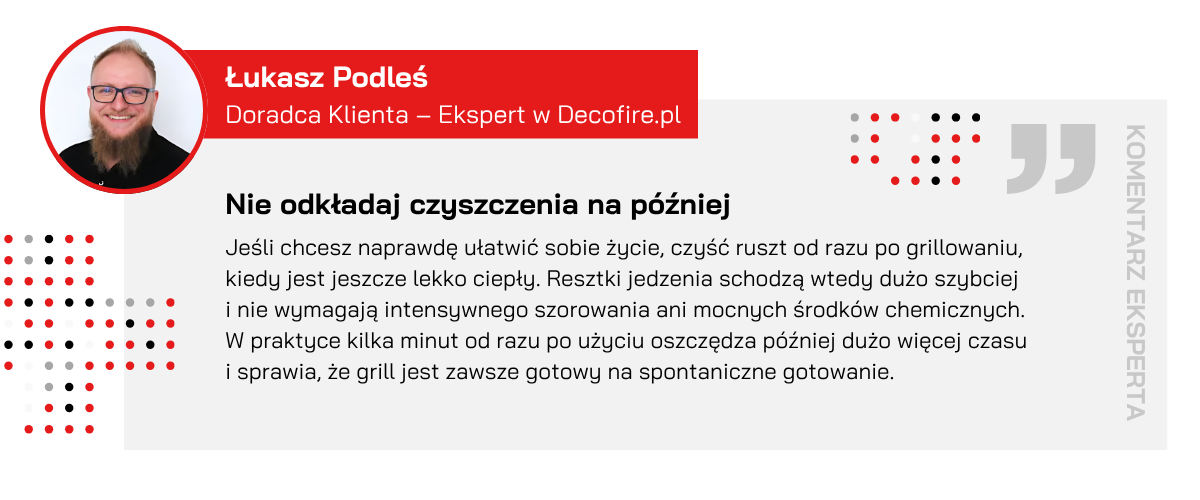 Opinia eksperta o czyszczeniu grilla