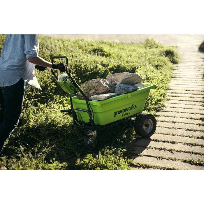 Greenworks Akumulatorowe Taczki ogrodowe z napędem G40GC 40V (GR7400007) 
