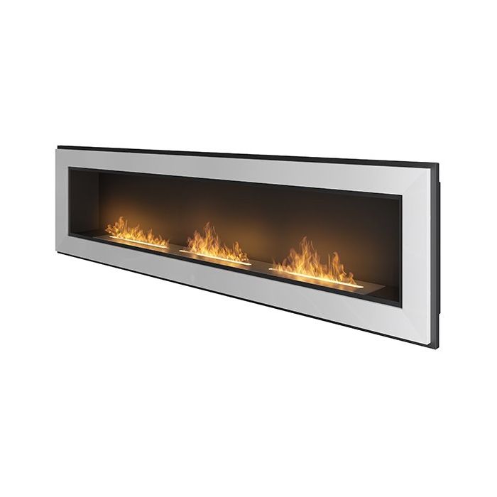 Biokominek wiszący Simple Fire FRAME 1800 biały 1800x490 mm