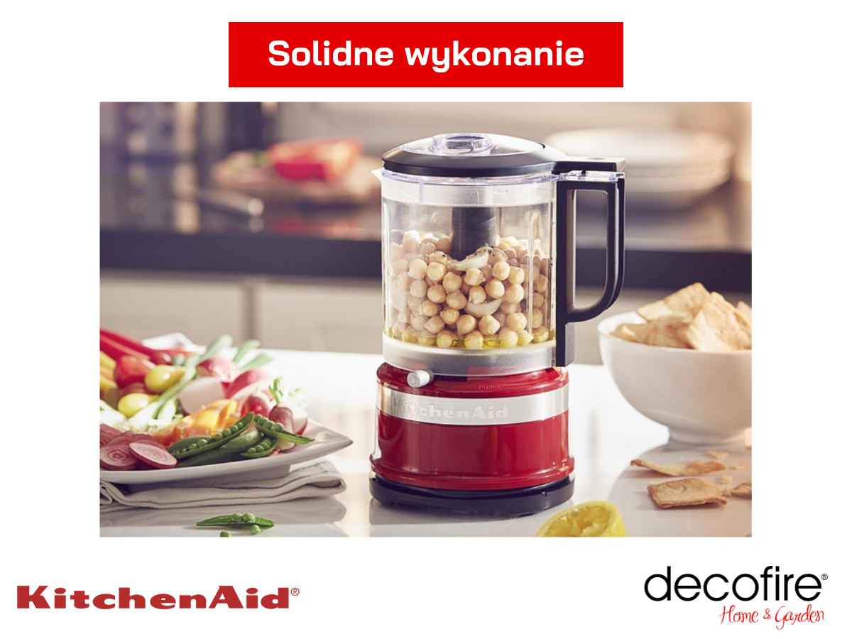Solidne wykonanie malaksera MINI 1,1 l Empie Red KitchenAid