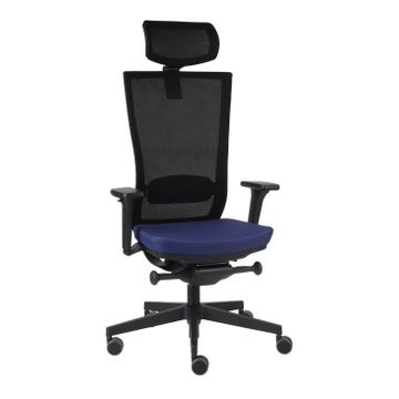 Grospol Fotel biurowy Marti BS HD black tkanina Flex - 8 kolorów