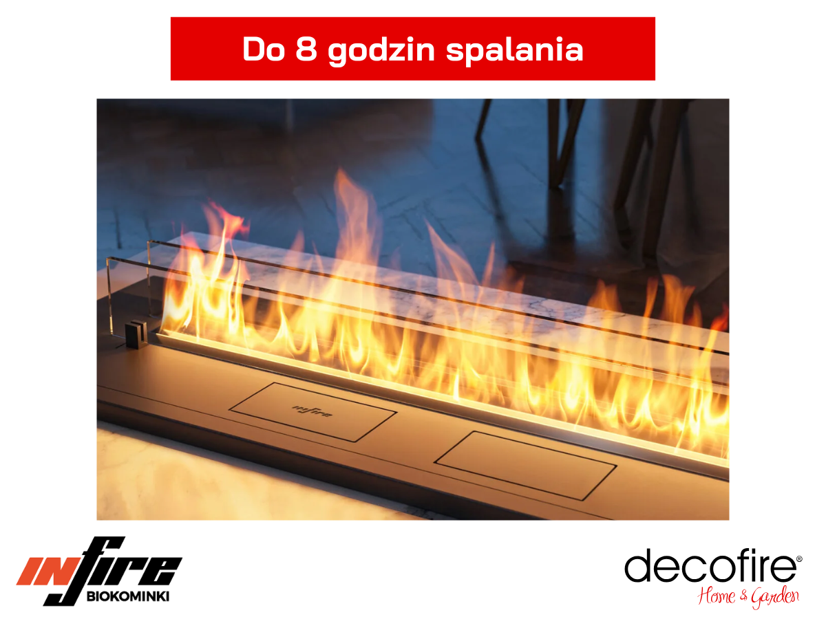 Czyste spalanie do 8 godzin