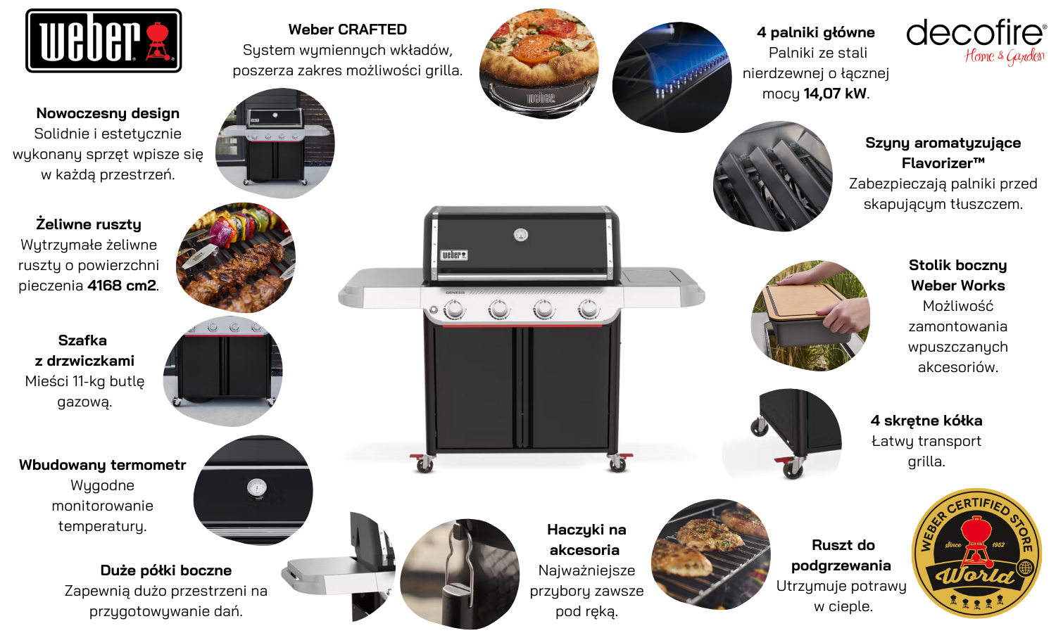 Grill gazowy Weber Genesis E-415W