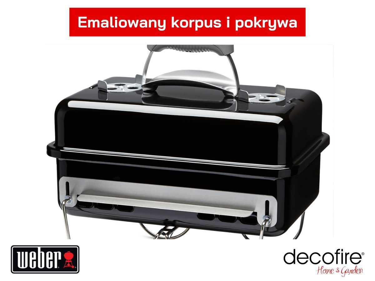 Korpus i pokrywa pokryte emalią porcelanową