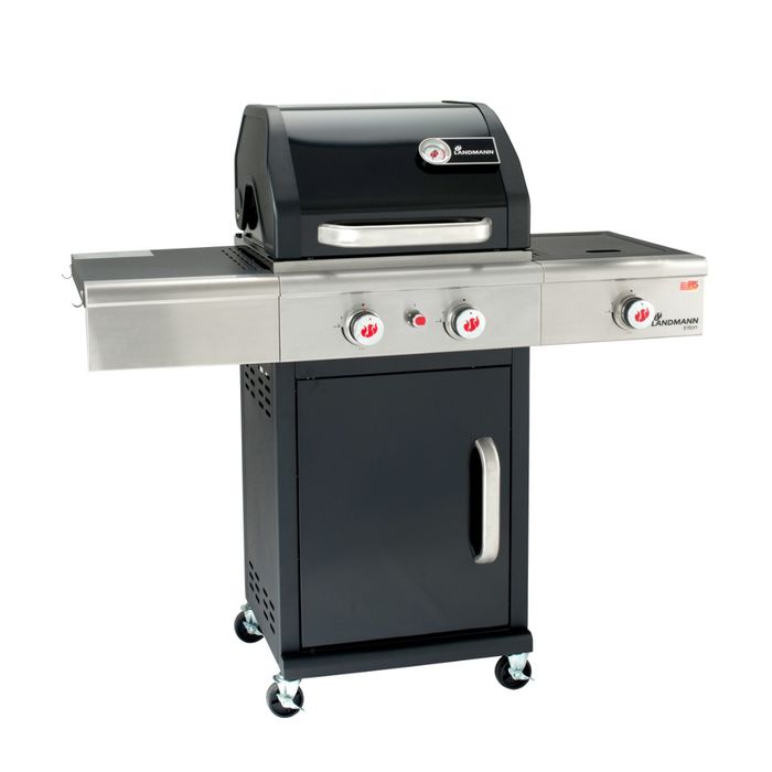 Grill gazowy Landmann Triton PTS 2.1 czarny z palnikiem bocznym (12913)