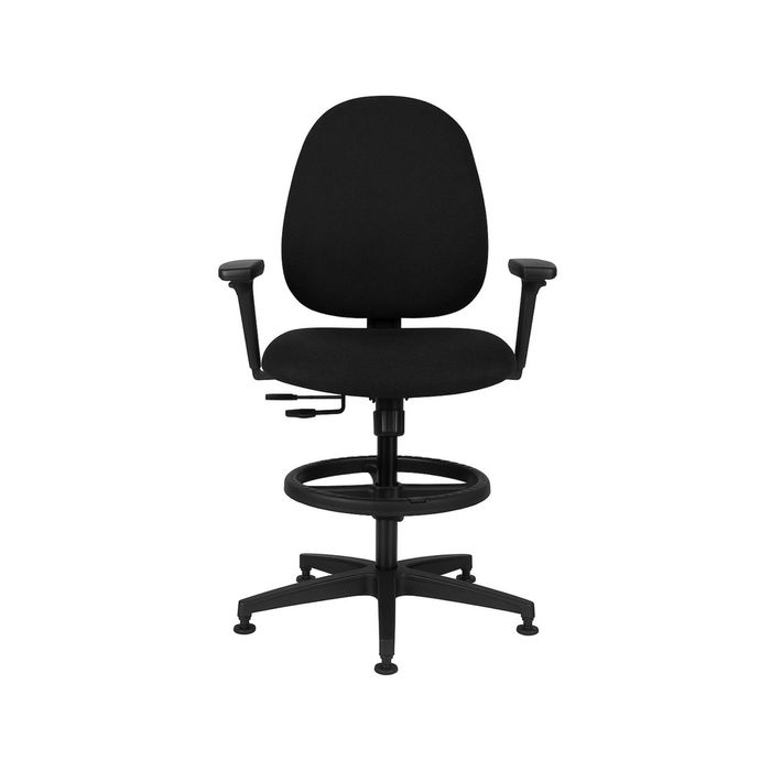 Grospol Krzesło fotel biurowy Milo B RB black tkanina Synergy - 12 kolorów