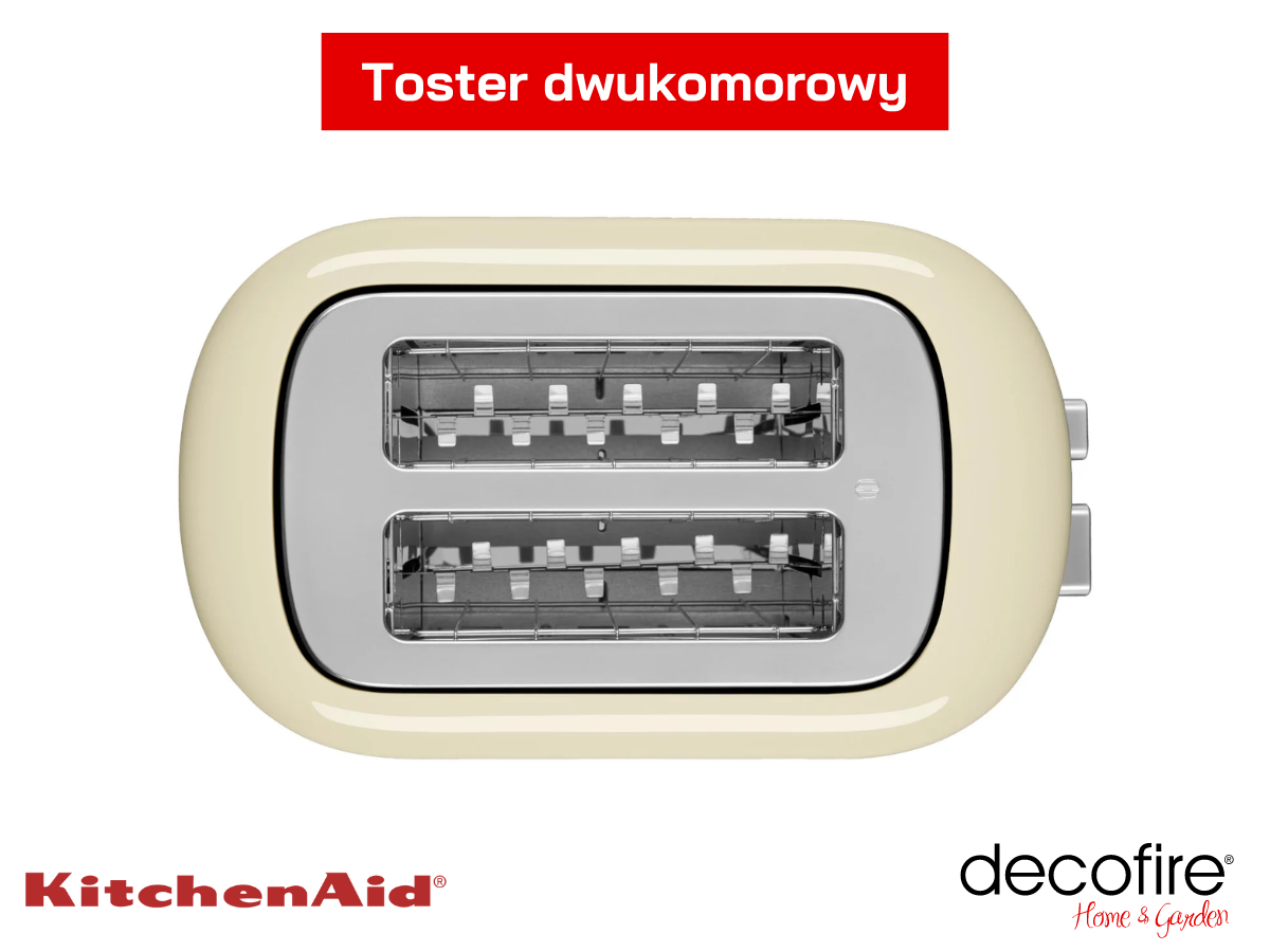 Toster dwukomorowy Almond Cream KitchenAid (5KMT2109EAC)