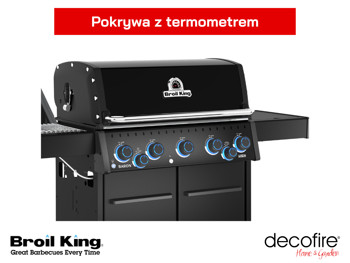 Pokrywa z technologią Roll-On i termometrem Deluxe Accu-Temp™