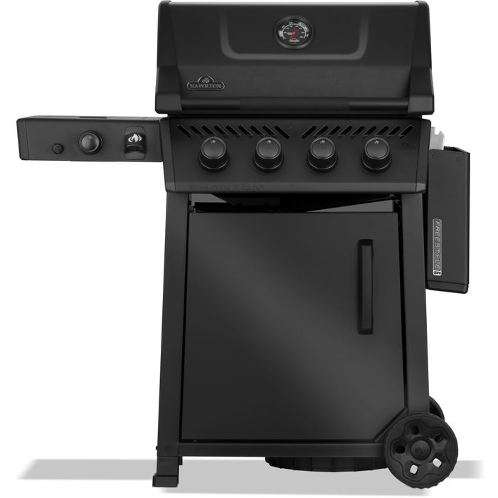 Grill gazowy Napoleon Phantom Freestyle PRO 425 z palnikiem bocznym na podczerwień złożona półka