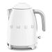 Czajnik 1,7L  50's style Biały mat Smeg (KLF03WHMEU)