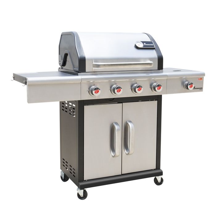 Grill gazowy Landmann Triton PTS 4.1 INOX z palnikiem bocznym (12966)