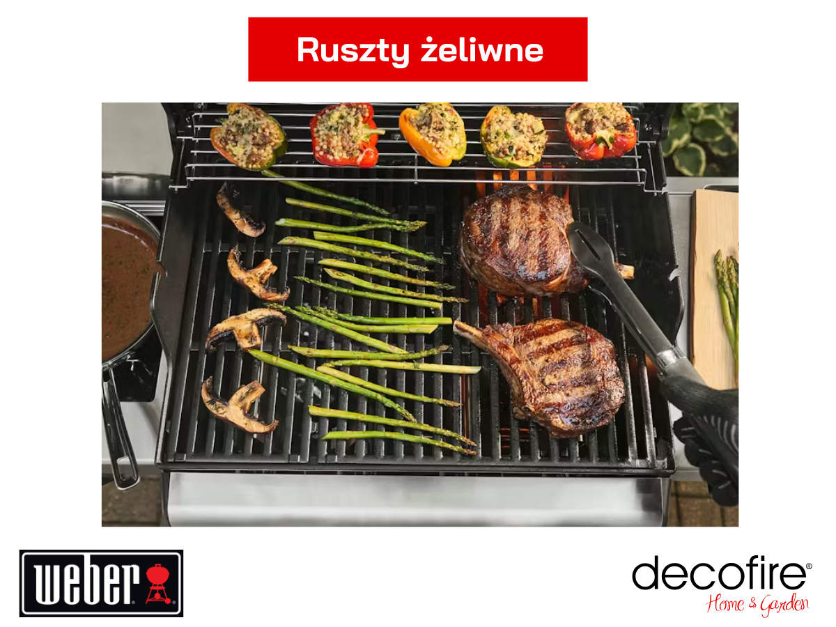 Grill gazowy Weber Spirit EPX-435 – ruszty żeliwne