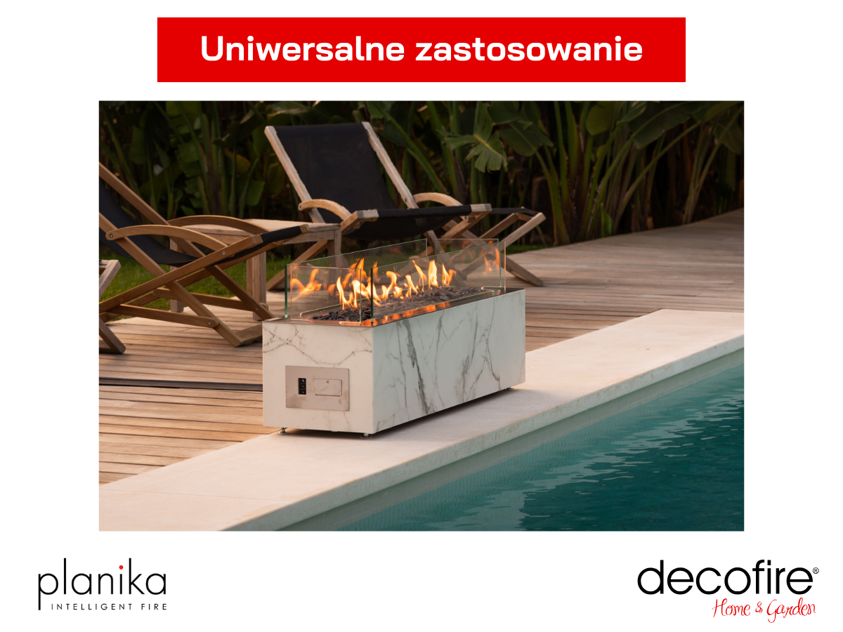 Uniwersalne zastosowanie biokominka Cabo Daze