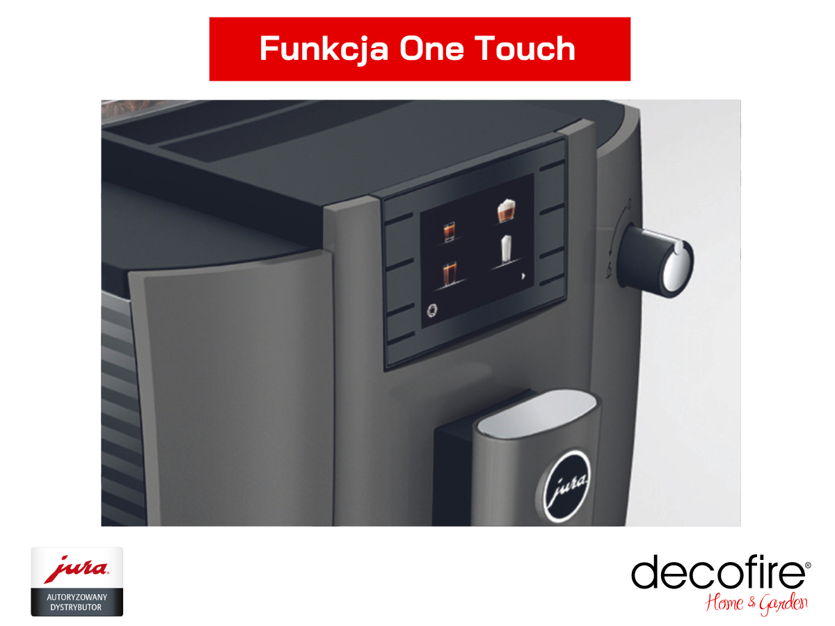 Funkcja One Touch w ekspresie Jura E6 Dark Inox (EC)
