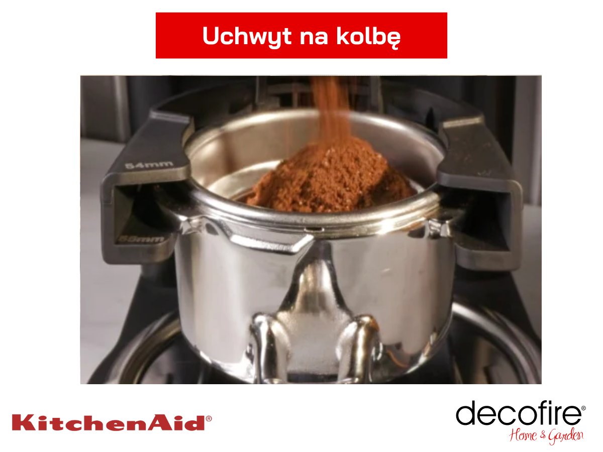 Uchwyt na kolbę w młynku do kawy Charcoal Grey KitchenAid