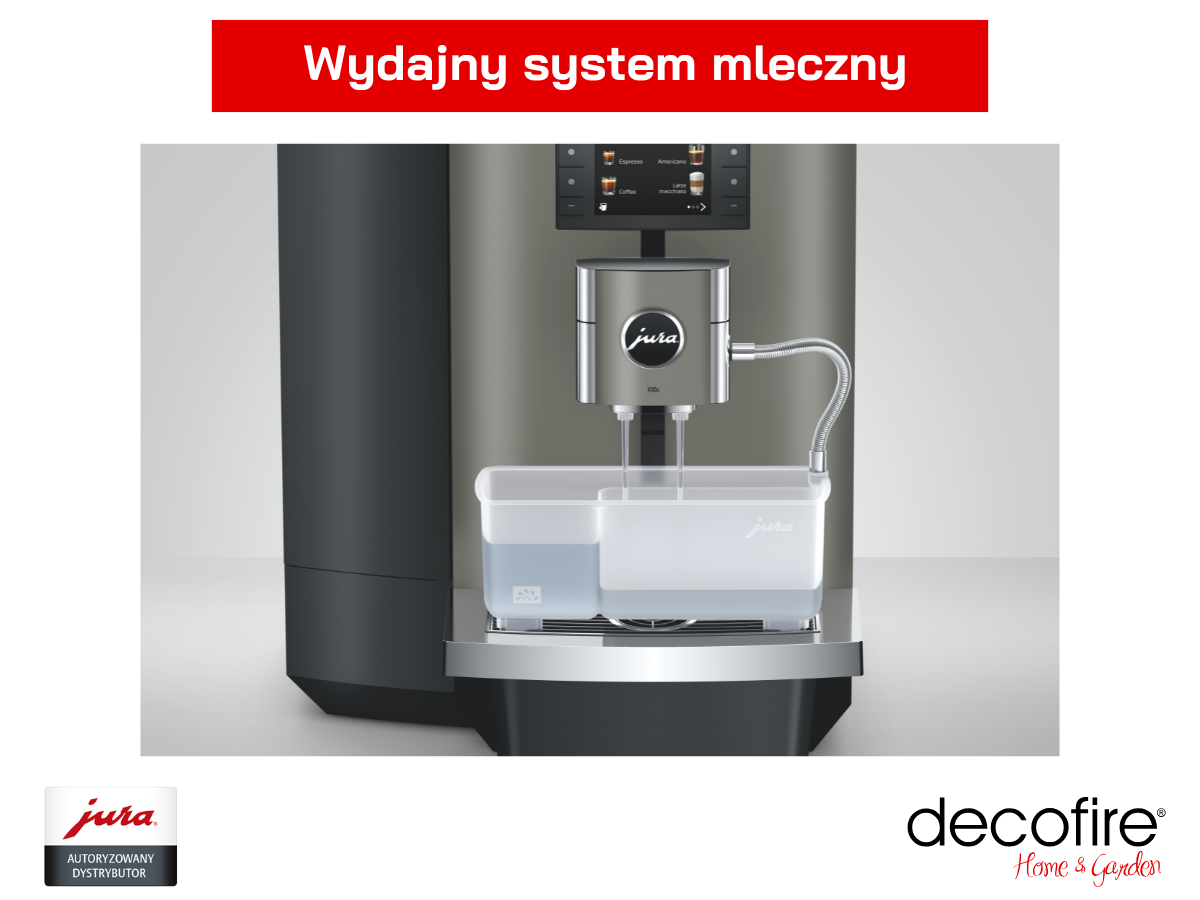 Ekspres do kawy Jura X10c Dark Inox wydajny system mleczny HP3