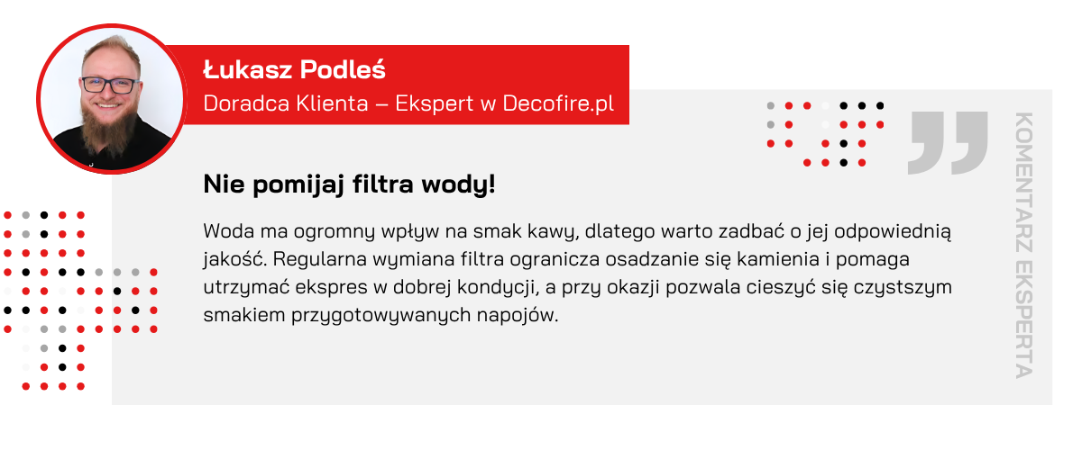 Cytat eksperta o filtrze wody