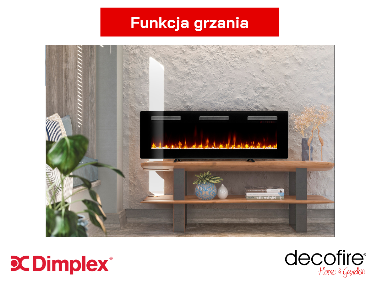 Komniek elektryczny Dimplex Sieera 60 ogrzewający pomieszczenie