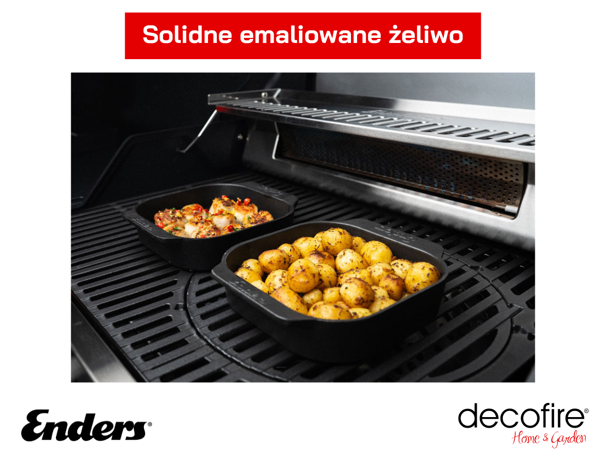 Solidne emaliowane żeliwo