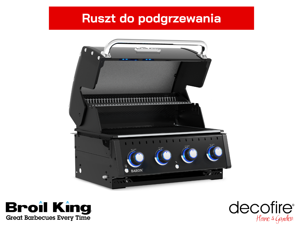 Ruszt do podgrzewania w grillu Baron 420 BI Shadow