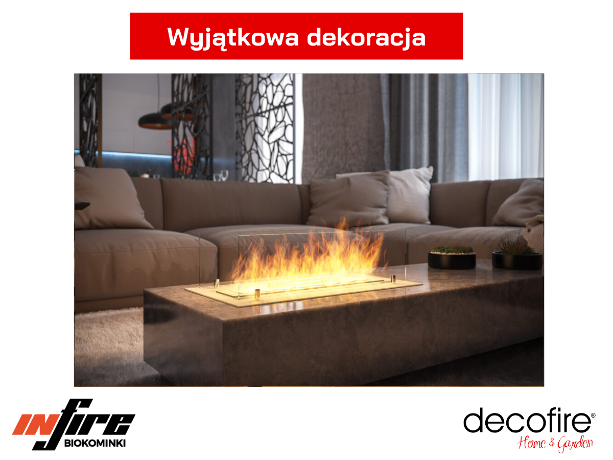 Wkład do zabudowy Infire INSERT 600 to wyjątkowa dekoracja