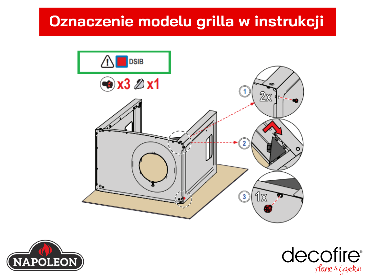 Instrukcja montażu grilla gazowego Napoleon Freestyle