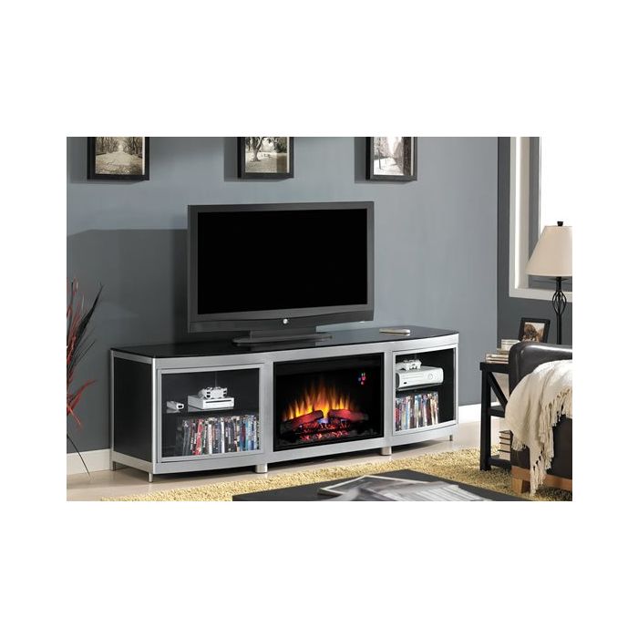 Classic Flame kominek elektryczny Gotham czarny