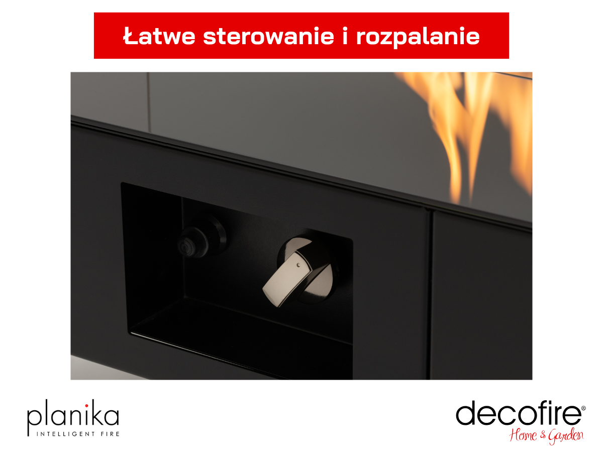 Łatwe sterowanie i rozpalanie