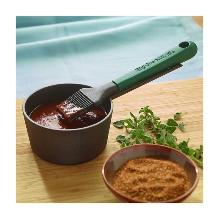 Rondelek żeliwny z silikonowym pędzelkiem Big Green Egg (127822)
