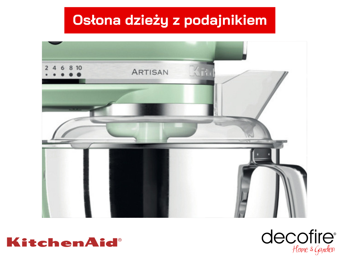 Mikser Artisan 5KSM175PS KitchenAid w kolorze pistacjowym z osłoną dzieży