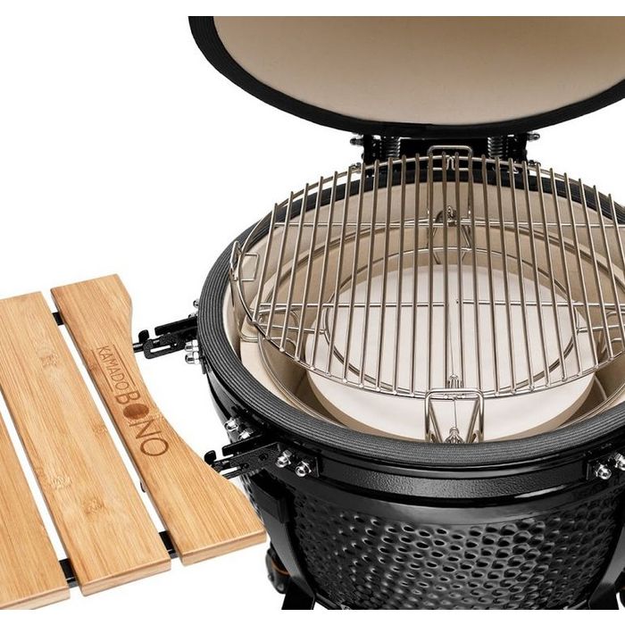 Grill ceramiczny węglowy Kamado Bono Media 20" 52 cm black (TQ0020ALLIN)