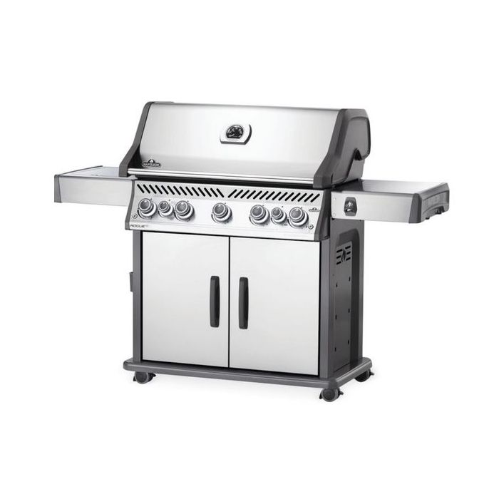 Grill gazowy Napoleon Rogue SE 625 z palnikiem bocznym na podczerwień, Stainless Steel - Ekspozycja !