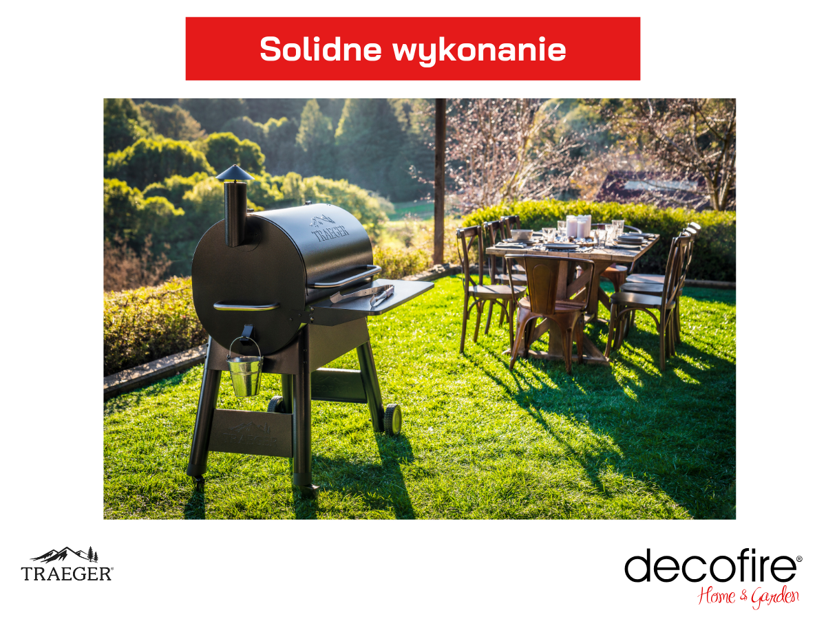 Solidne wykonanie grilla na pellet PRO 780 (black) INT Traeger